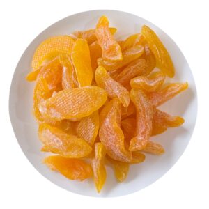 Dried yellow peach